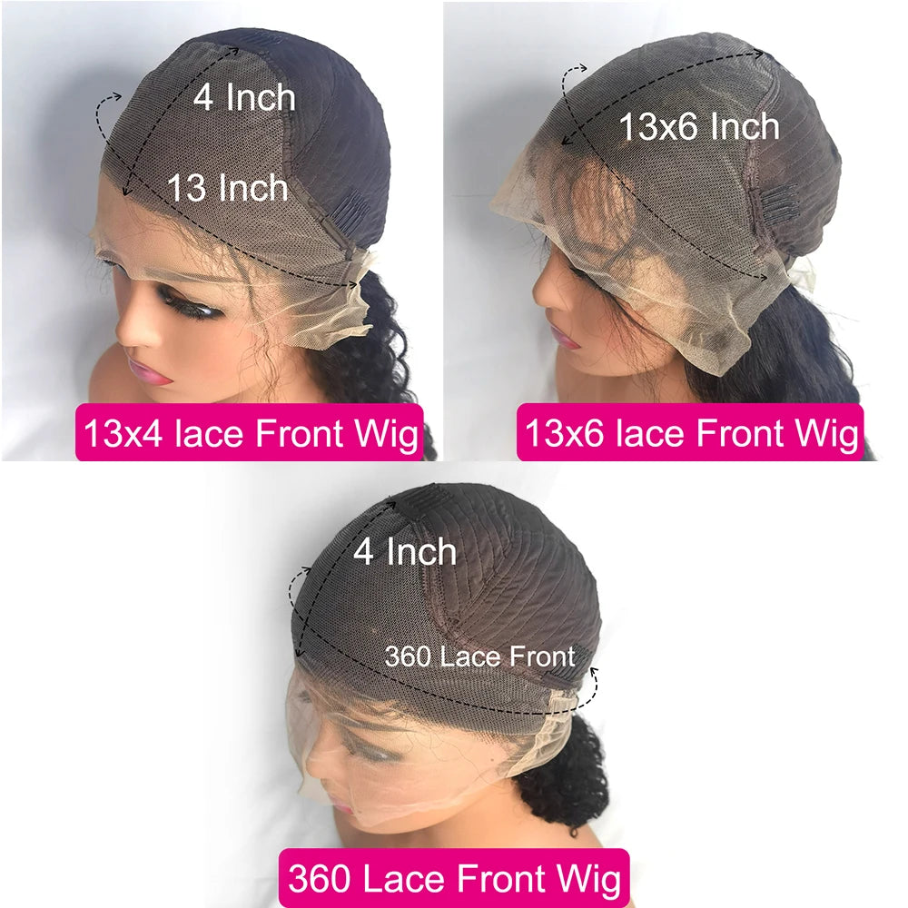 200 Density 40 Inch Body Wave 13x6 Hd Lace Frontal Wigs Human Hair Brazilian Pre Plucked Lace Wigs For Women 13x4 Lace Front Wig