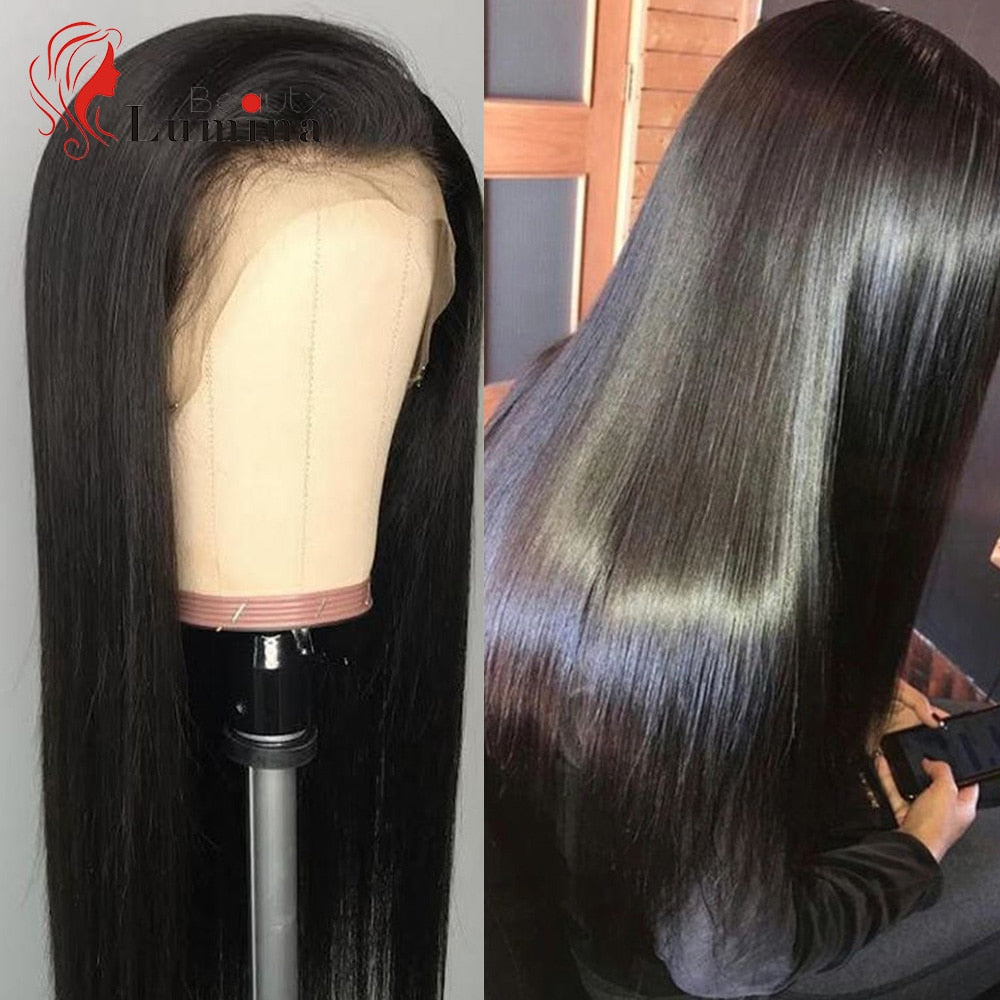FROST HUMAN HAIR COLLECTION 13X4 Lace Front Wigs For Women 4x4 Lace Closure Wig Straight Lace Frontal Wig Straight Human Hair Wigs with Baby Hair Remy Hair
