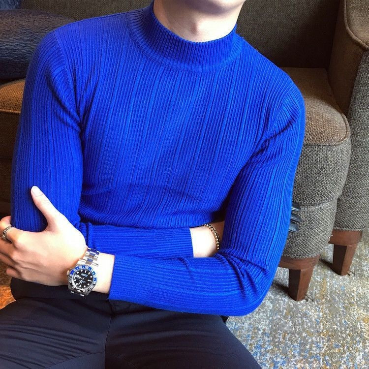 Men Casual Striped Solid Sweater