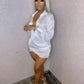 Solid Women Long Sleeve Deep V-neck Midi Mini Dress Sexy Blouses Style Ruched Above knee Dresses Outfits