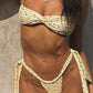 Rinabe Solid Bikinis For Women Strapless Two Piece Set Bikini Set Push Up Swimsuit Sexy Bathsuit 2025 Beach Wear