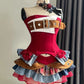 Summer Vintage Elegant Y2K Woman 2 Piece Sets Punk Gothic Strapless Crop Tops +High Waist Ruffle Skirt Female Party Outfits 2025