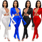 Creative Y9910 2021 Spring Season OLElegant Women's Clothing Polyester Pants Suit Fashionable Casual Suit Skirt Set