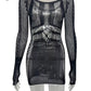 Hollow Out Summer Dresses Casual Women 2022 Fashion Beach Strench See Through Sexy Design Underwear Clubwear Dress