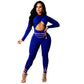 Sexy Women's Cross Strap Hollow out Jumpsuit Elegant Party High Waisted Jumpsuit Stretchy Bodysuits Long Sleeve Rompers