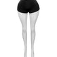 Luxury Fur Patchwork 2 Pieces Set for Woman Outfit Summer 2025 New Tank Top and Stretch Shorts Midnight Club Wear Party Suits