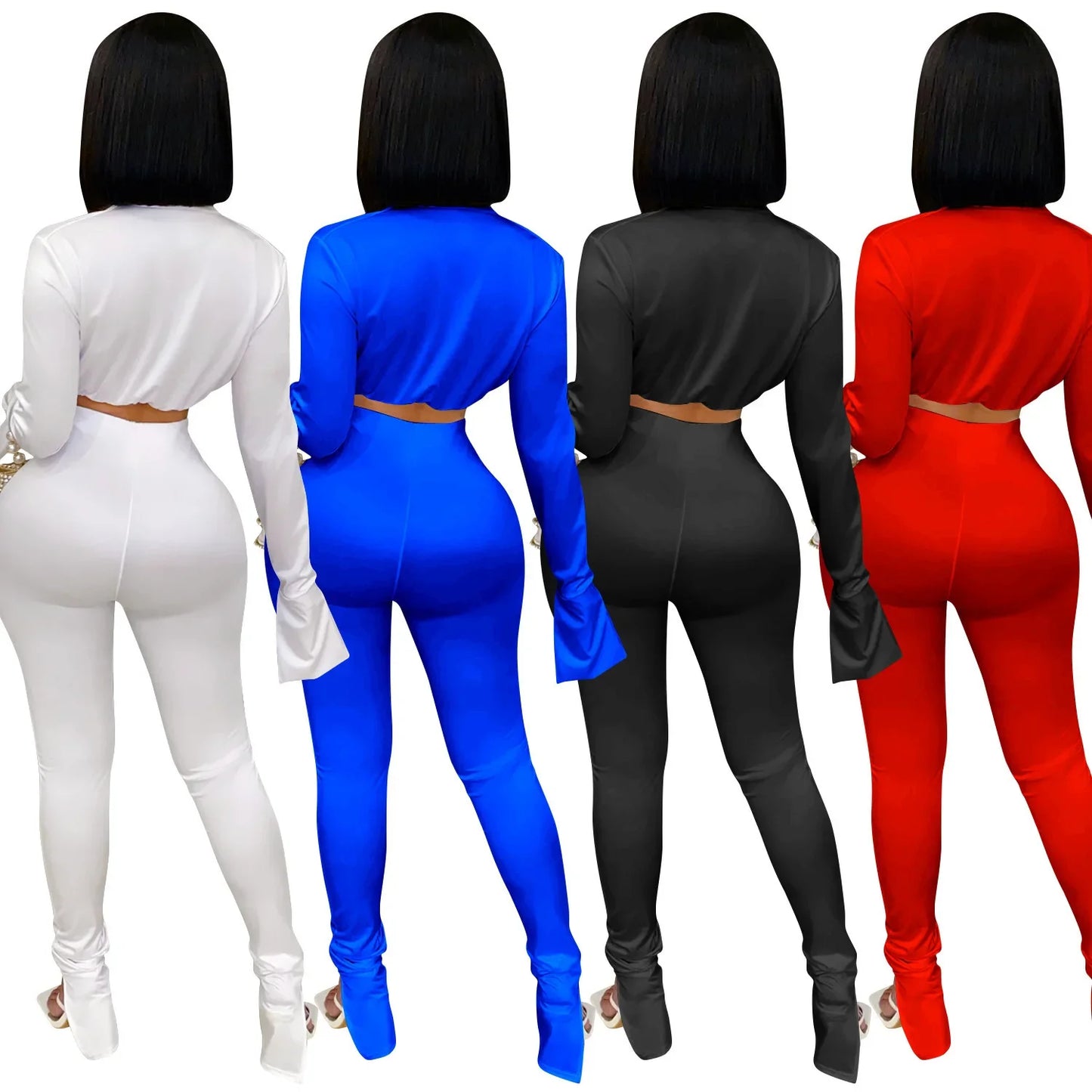 Creative Y9910 2021 Spring Season OLElegant Women's Clothing Polyester Pants Suit Fashionable Casual Suit Skirt Set