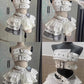 Summer Vintage Elegant Y2K Woman 2 Piece Sets Punk Gothic Strapless Crop Tops +High Waist Ruffle Skirt Female Party Outfits 2025