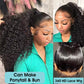 360 Full Lace Wig Human Hair Pre Plucked Deep Wave Frontal Wig Natural Hairline Hd Lace Wigs 20-36 Inch Curly Human Hair Wigs