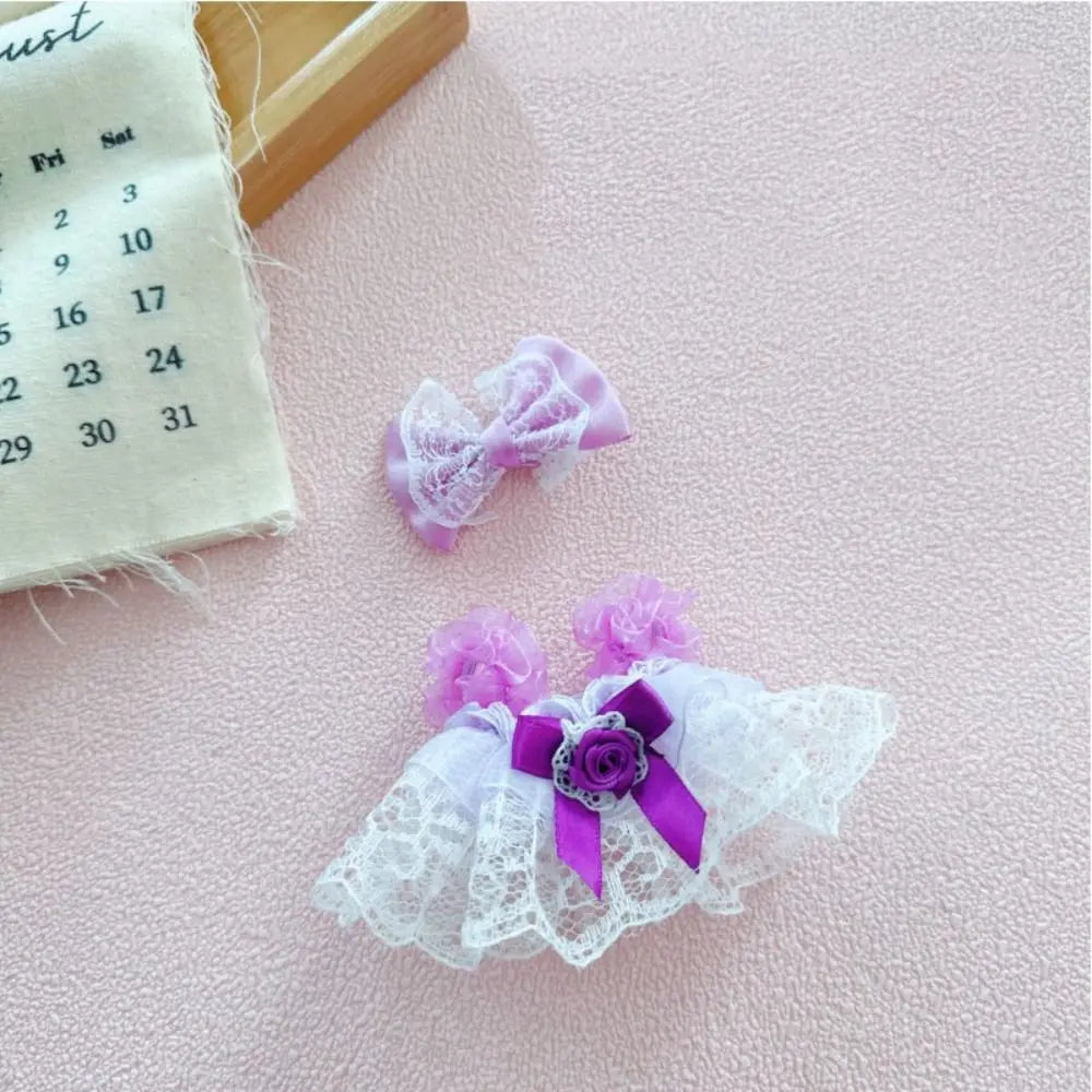 Dress Up 10cm Cotton Doll Clothes Onesuit One-piece Dress Star Doll Clothes Animals Kawaii No Attributes Dolls Clothes