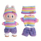Mini Doll'S Clothes Outfit Accessories For Korea Kpop Exo Labubu Idol V1 V2 striped sweater autumn and winter clothes Clothing