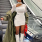 Weird Puss Sexy Mesh Dress Women Y2K Patchwork Hollow Solid Zip Summer Trend Skinny Elegant Hipster Stretch Bodycon Clubwear