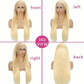 613 human hair wig 13x6 blonde straight wigs human hair 200 density 38 inch lace front wigs 13x4 HD lace wigs for women