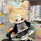 Onesuit 20cm Cotton Doll Clothes Head Cover Dress Doll Winter Outfit Plush Lovely Doll Dress Up Set 20cm Cotton Doll