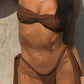 Rinabe Solid Bikinis For Women Strapless Two Piece Set Bikini Set Push Up Swimsuit Sexy Bathsuit 2025 Beach Wear