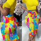 Womens Two Piece Sets Elegant Sexy Outfit Short Sleeve Top & High Waist Skirt Set New Fashion 2023 Summer Casual Female Suit