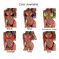 Women Sexy Bikini Set Low Waist V Thong Solid Color Slim No Pad Front Hasp Bathing Swimwear Summer Beach Breathable Wear Suit
