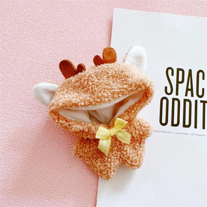 Dress Up 10cm Cotton Doll Clothes Onesuit One-piece Dress Star Doll Clothes Animals Kawaii No Attributes Dolls Clothes