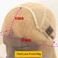 Ash Blonde #8/613 Human Hair Body Wave Glueless 180% Density Blonde Full Lace Wigs Bleached Knots 13x4 Lace Front Human Hair Wig