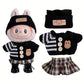 Mini Doll'S Clothes Outfit Accessories For Korea Kpop Exo Labubu Idol V1 V2 striped sweater autumn and winter clothes Clothing