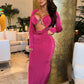 Cutenew Low Swinging Neck Hollow Women Dress Solid Hipster Sexy Metal Splicing Sheath Robe Mujer High Street Evening Wear Frock