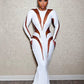 Weird Puss Mesh Patchwork Women Dress 2023 New Autumn Elegant Long Sleeve O-Neck Maxi Bodycon Skinny Stretch Clubwear Vestidos