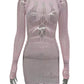 Hollow Out Summer Dresses Casual Women 2022 Fashion Beach Strench See Through Sexy Design Underwear Clubwear Dress