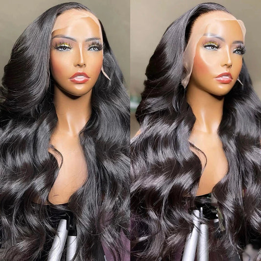 200 Density 40 Inch Body Wave 13x6 Hd Lace Frontal Wigs Human Hair Brazilian Pre Plucked Lace Wigs For Women 13x4 Lace Front Wig