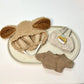 Onesuit 20cm Cotton Doll Clothes Head Cover Dress Doll Winter Outfit Plush Lovely Doll Dress Up Set 20cm Cotton Doll