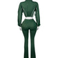 CM.YAYA Active Women's Set Zipper Sweatshirt Jacket and Long Pants Suit 2025 Sporty Fitness Two 2 Piece Sets Outfit Tracksuit