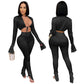 Creative Y9910 2021 Spring Season OLElegant Women's Clothing Polyester Pants Suit Fashionable Casual Suit Skirt Set