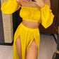 2025 Leopard Off Shoulder Long Sleeve 2 Pieces Set Beach Cover Up Cover-ups Beach Dress Beach Wear Beachwear Female Women V3728