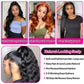 200 Density 40 Inch Body Wave 13x6 Hd Lace Frontal Wigs Human Hair Brazilian Pre Plucked Lace Wigs For Women 13x4 Lace Front Wig