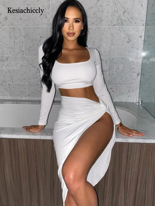 Kesiachiccly 2025 new women sexy Celebrity party bandage dress Runway white Dress Square Collar hollow out Club dresses Vestidos