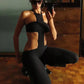 Weird Puss Sexy Backless 2 Piece Set Women Stretch Tube Top+Skinny Halter Jumpsuit Fitness Street Matching Party Club Overalls