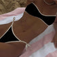 Rinabe Solid Bikinis For Women Strapless Two Piece Set Bikini Set Push Up Swimsuit Sexy Bathsuit 2025 Beach Wear