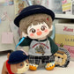 Onesuit 20cm Cotton Doll Clothes Head Cover Dress Doll Winter Outfit Plush Lovely Doll Dress Up Set 20cm Cotton Doll