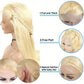 613 human hair wig 13x6 blonde straight wigs human hair 200 density 38 inch lace front wigs 13x4 HD lace wigs for women