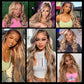 613 Ombre Blonde Colored Lace Front Wigs 13x4 HD Frontal Human Hair Wigs For Women 100% Glueless Brazilian Pre Plucked Lace Wigs