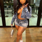 2 Piece Denim Sets Womens Outfits Spring Long Sleeve Zipper Jacket and Mini Skirt Set Sweet Sexy Outfits Wholesale Dropshipping
