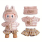Mini Doll'S Clothes Outfit Accessories For Korea Kpop Exo Labubu Idol V1 V2 striped sweater autumn and winter clothes Clothing