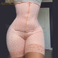 Fajas Colombianas Pink Printed Shorts And Corset