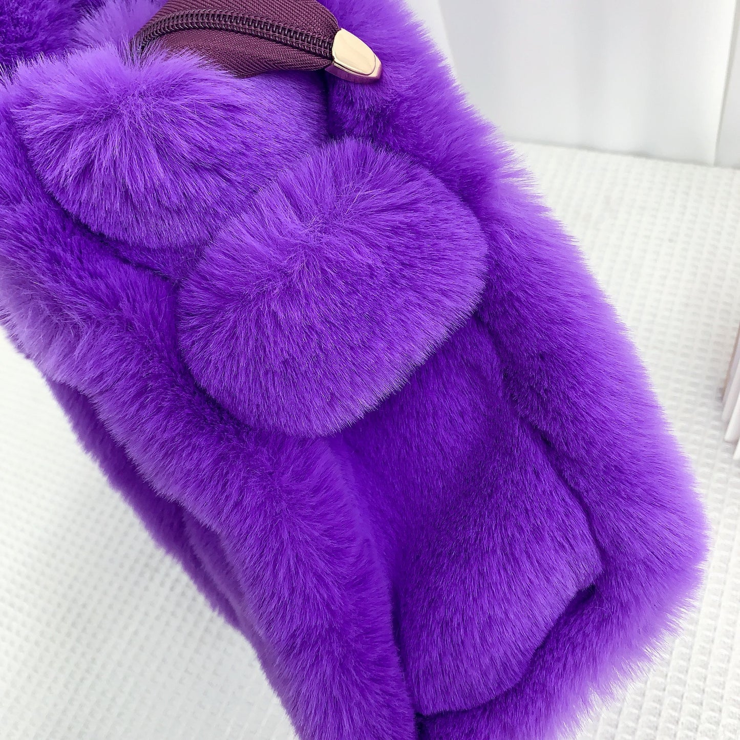 2022 Designer Faux Fur Tote Bag