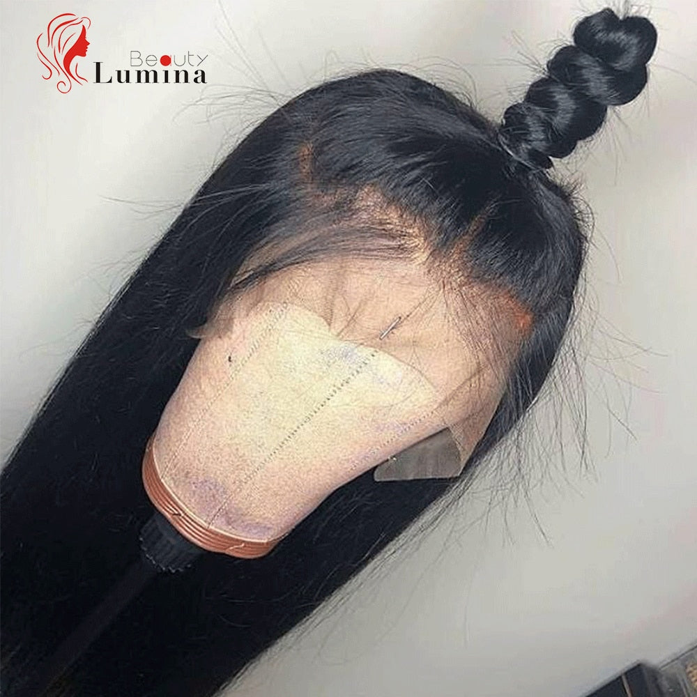 FROST HUMAN HAIR COLLECTION 13X4 Lace Front Wigs For Women 4x4 Lace Closure Wig Straight Lace Frontal Wig Straight Human Hair Wigs with Baby Hair Remy Hair