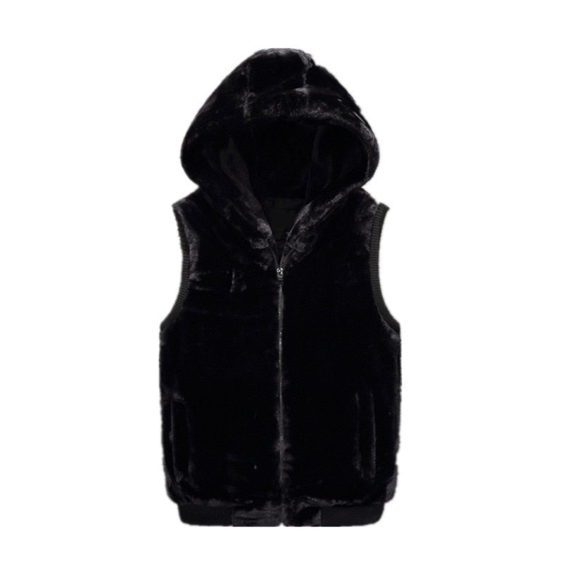 Men Winter Coral Velvet Hoodie