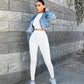 Winter Women Sport Fitness 2 Two Piece Set