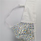 Colored Rhinestone Bustier Crop Top Spaghetti Strap Push Up Corset Vest