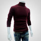Mens SweaterTurtleneck Solid Color