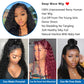 FROSTYYY HUMAN HAIR COLLECTION Deep Wave Closure Wig Human Hair Lace Frontal Wigs For Women 13x6 Lace Front Wig Bleached Knots Wigs 4x4 Deep Wave Frontal Wig
