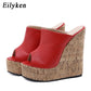 Outdoor Fashion Peep Toe Platform Women HEELS